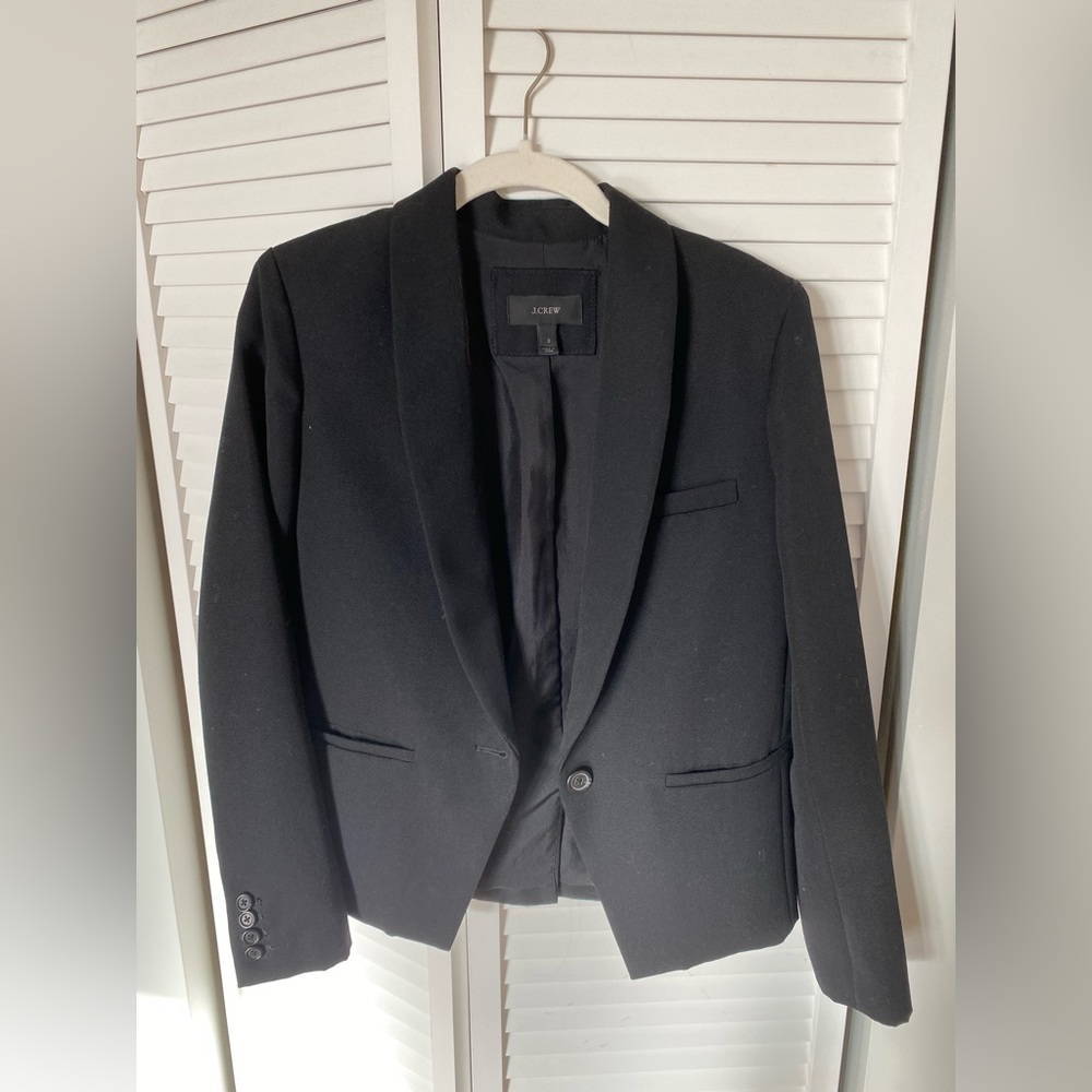 Black J. Crew Blazer Size 2